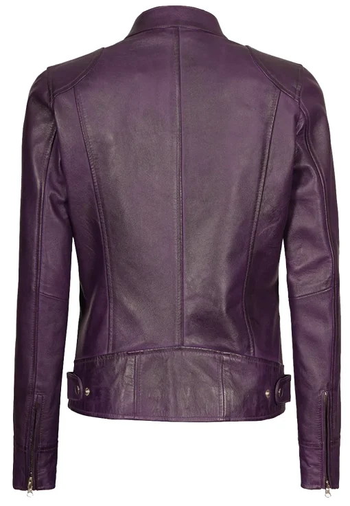 womens-biker-purple-faux-leather-jacket