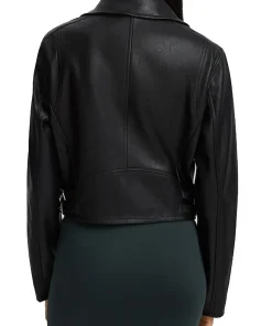 womens-black-cropped-faux-leather-biker-jacket