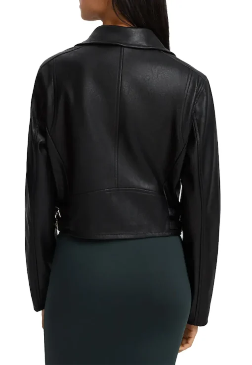 womens-black-cropped-faux-leather-biker-jacket
