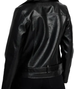 womens-black-faux-leather-belted-biker-jacket