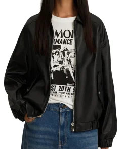 womens-black-faux-leather-dad-fit-bomber-jacket