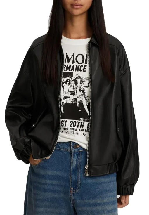 womens-black-faux-leather-dad-fit-bomber-jacket
