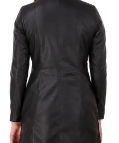 womens-black-faux-leather-long-jacket
