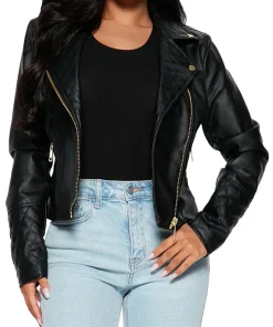 womens-black-faux-leather-moto-rider-jacket