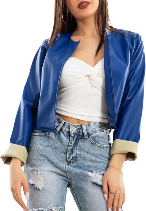womens-blue-faux-leather-open-front-cropped-jacket