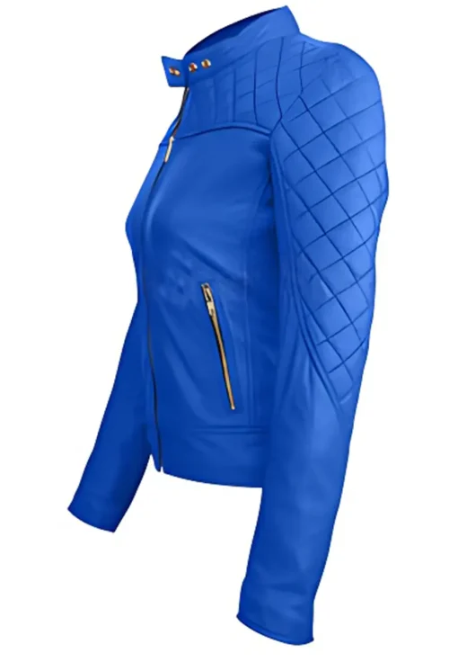 womens-blue-quilted-faux-leather-jacket