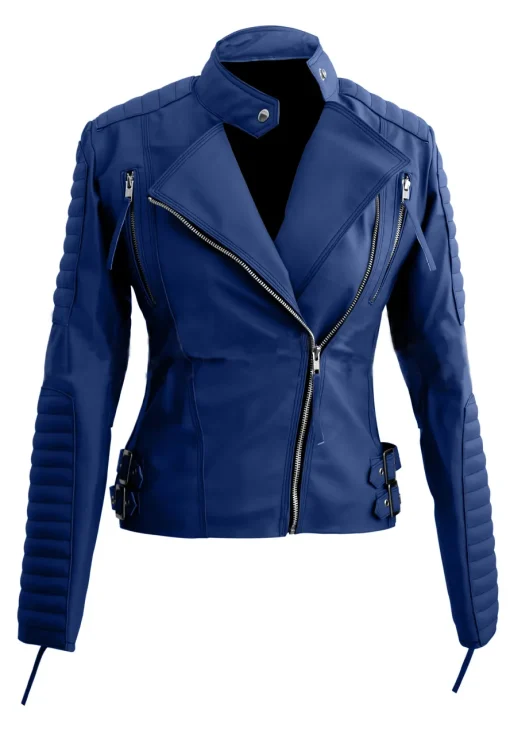 womens-brando-blue-faux-leather-biker-jacket