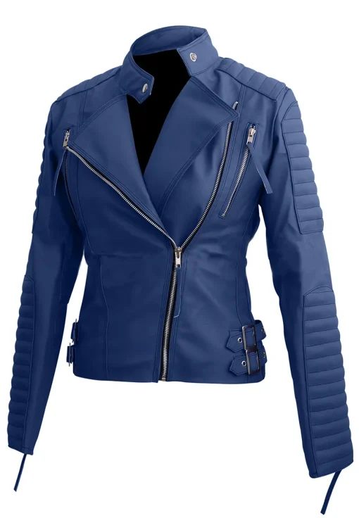 womens-brando-blue-faux-leather-biker-jacket
