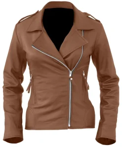 womens-brando-brown-faux-leather-biker-jacket