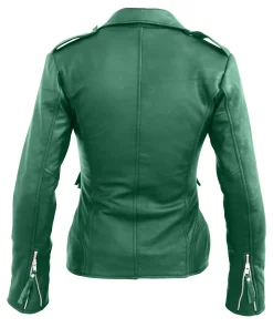 womens-brando-green-faux-leather-moto-jacket