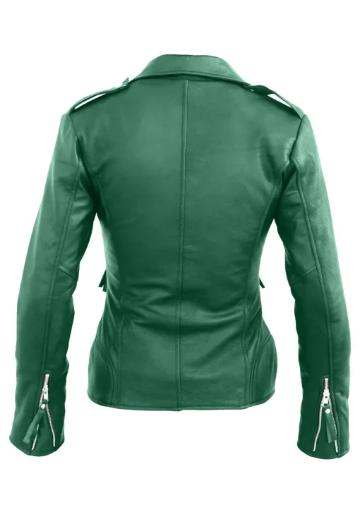 womens-brando-green-faux-leather-moto-jacket