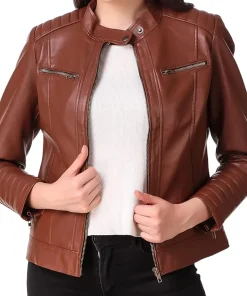 womens-brown-motorcycle-faux-leather-jacket