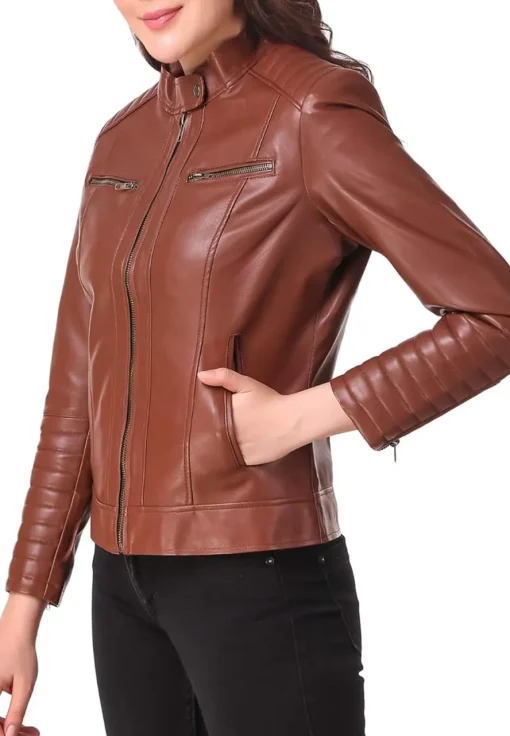 womens-brown-motorcycle-faux-leather-jacket
