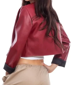 womens-burgundy-faux-leather-open-front-cropped-jacket