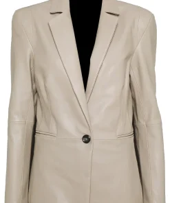 womens-classic-beige-faux-leather-blazer