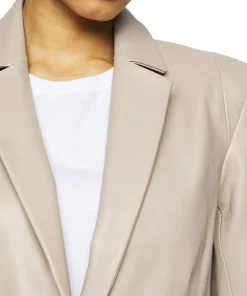 womens-classic-beige-faux-leather-blazer