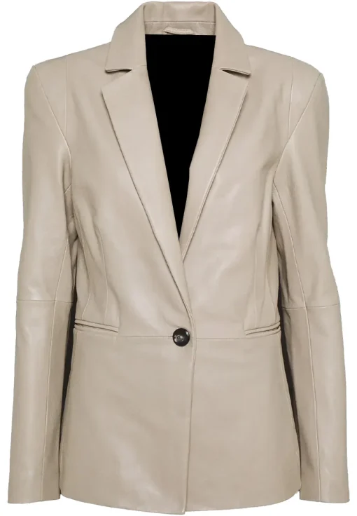 womens-classic-beige-faux-leather-blazer