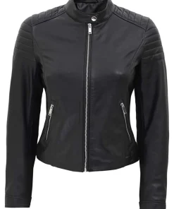 womens-classy-black-faux-leather-jacket