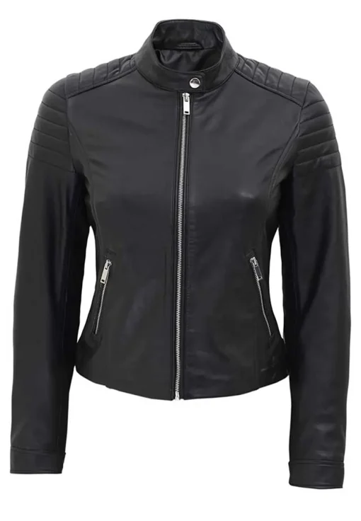 womens-classy-black-faux-leather-jacket