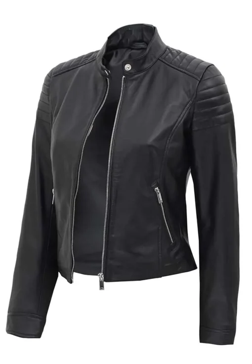 womens-classy-black-faux-leather-jacket