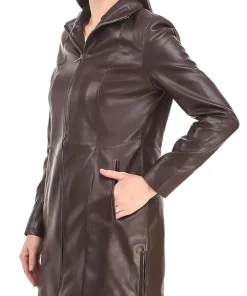 womens-coffee-brown-faux-leather-long-jacket