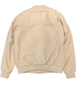 womens-cream-faux-leather-bomber-jacket