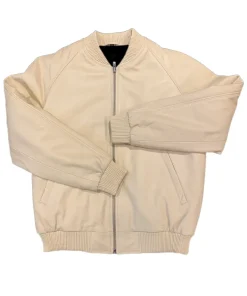 womens-cream-faux-leather-bomber-jacket