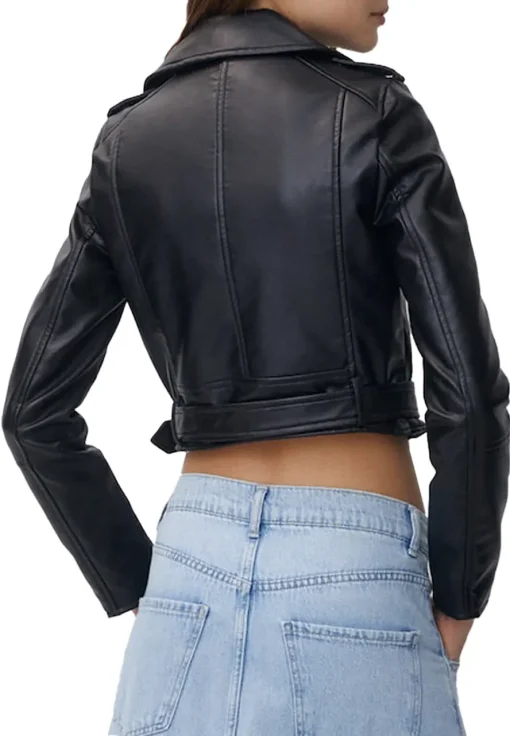 womens-cropped-black-faux-leather-biker-jacket