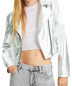 womens-cropped-silver-faux-leather-biker-jacket