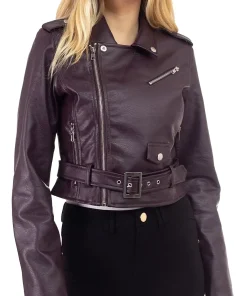 womens-dark-purple-faux-leather-cropped-biker-jacket