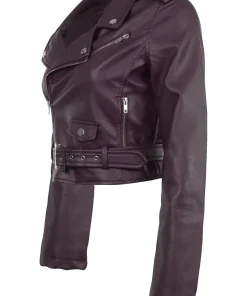 womens-dark-purple-faux-leather-cropped-biker-jacket