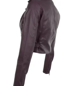 womens-dark-purple-faux-leather-cropped-biker-jacket