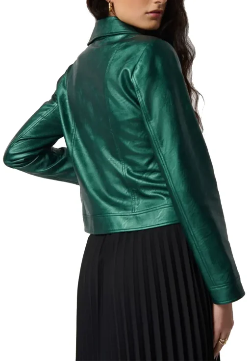 womens-emerald-green-faux-leather-biker-jacket