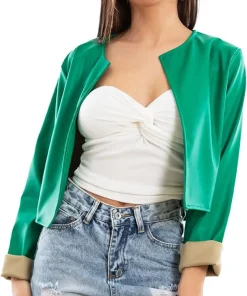 womens-green-faux-leather-open-front-cropped-jacket