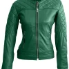 womens-green-quilted-faux-leather-jacket