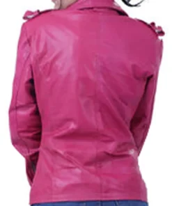 womens-hot-pink-faux-leather-biker-jacket