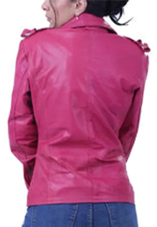 womens-hot-pink-faux-leather-biker-jacket