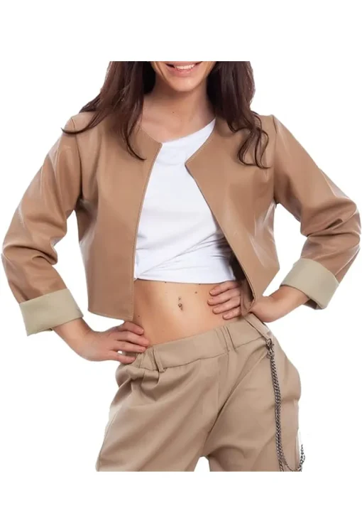 womens-light-brown-faux-leather-open-front-cropped-jacket
