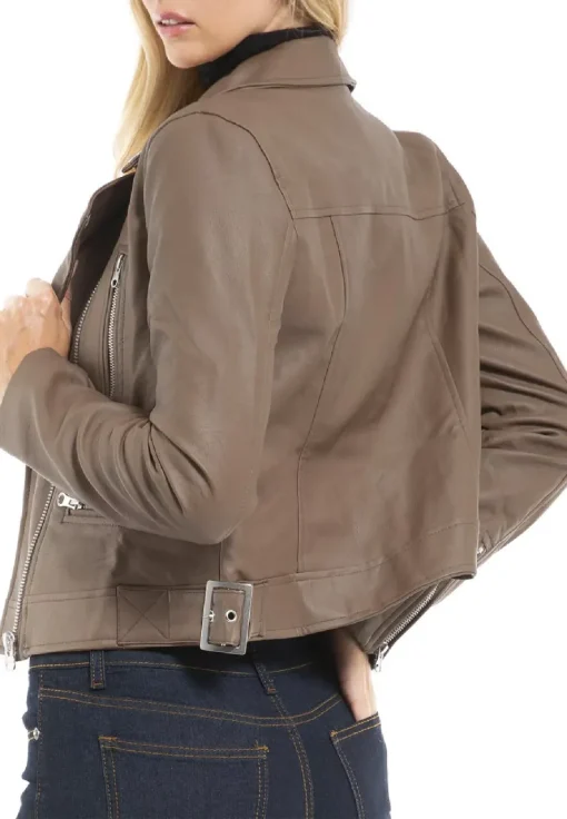 womens-long-sleeve-brown-faux-leather-moto-biker-jacket