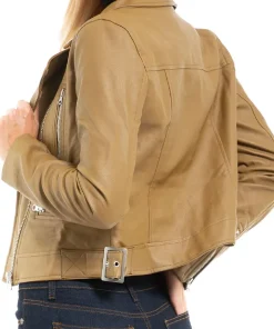 womens-long-sleeve-camel-faux-leather-moto-biker-jacket