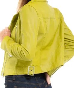 womens-long-sleeve-lime-faux-leather-moto-biker-jacket