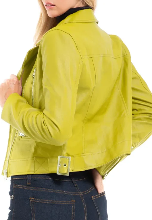 womens-long-sleeve-lime-faux-leather-moto-biker-jacket