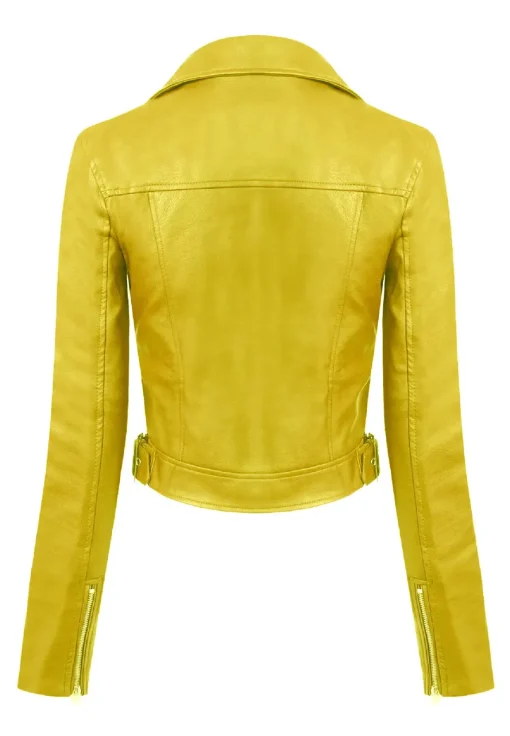 womens-long-sleeve-lime-faux-leather-moto-biker-jacket