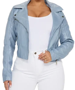 womens-moto-light-blue-faux-leather-jacket