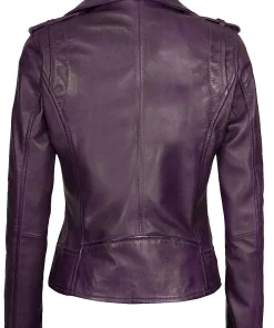 womens-motorcycle-purple-faux-leather-jacket