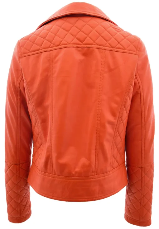 womens-orange-faux-leather-biker-jacket-with-quilt-detail
