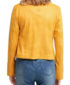 womens-peak-collar-yellow-faux-leather-moto-jacket
