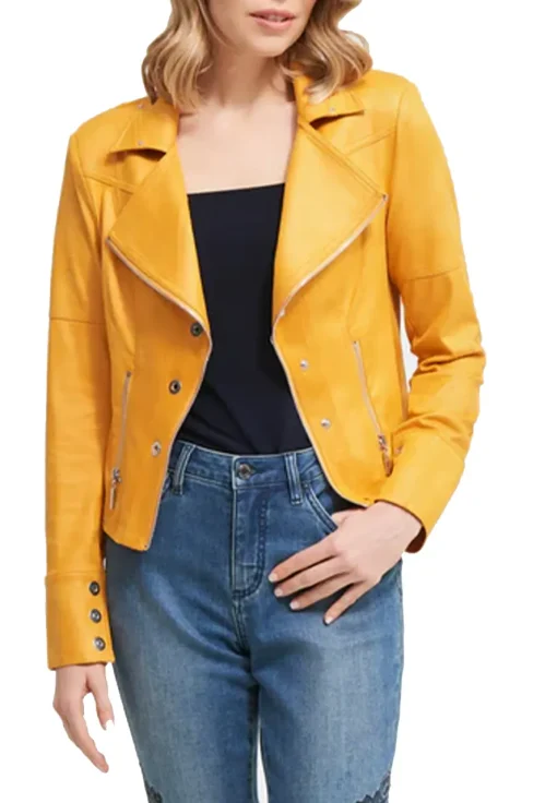 womens-peak-collar-yellow-faux-leather-moto-jacket