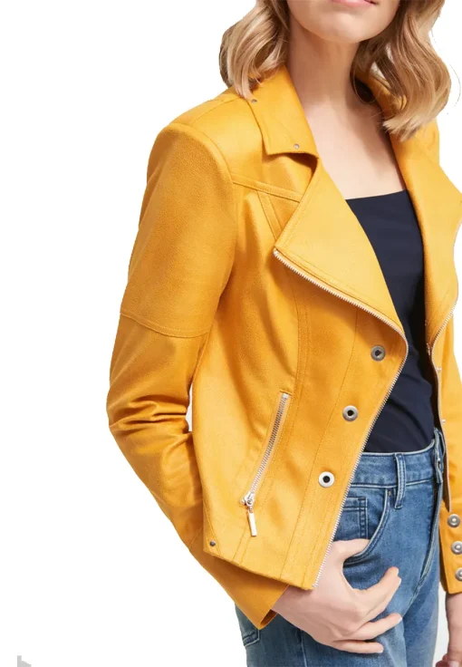 womens-peak-collar-yellow-faux-leather-moto-jacket