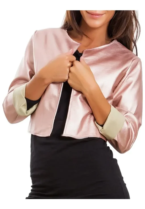 womens-pearl-pink-faux-leather-open-front-cropped-jacket